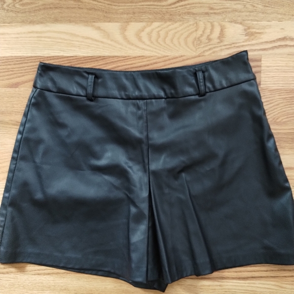 Zara Women's High Waist Black Skort Medium - Picture 1 of 5